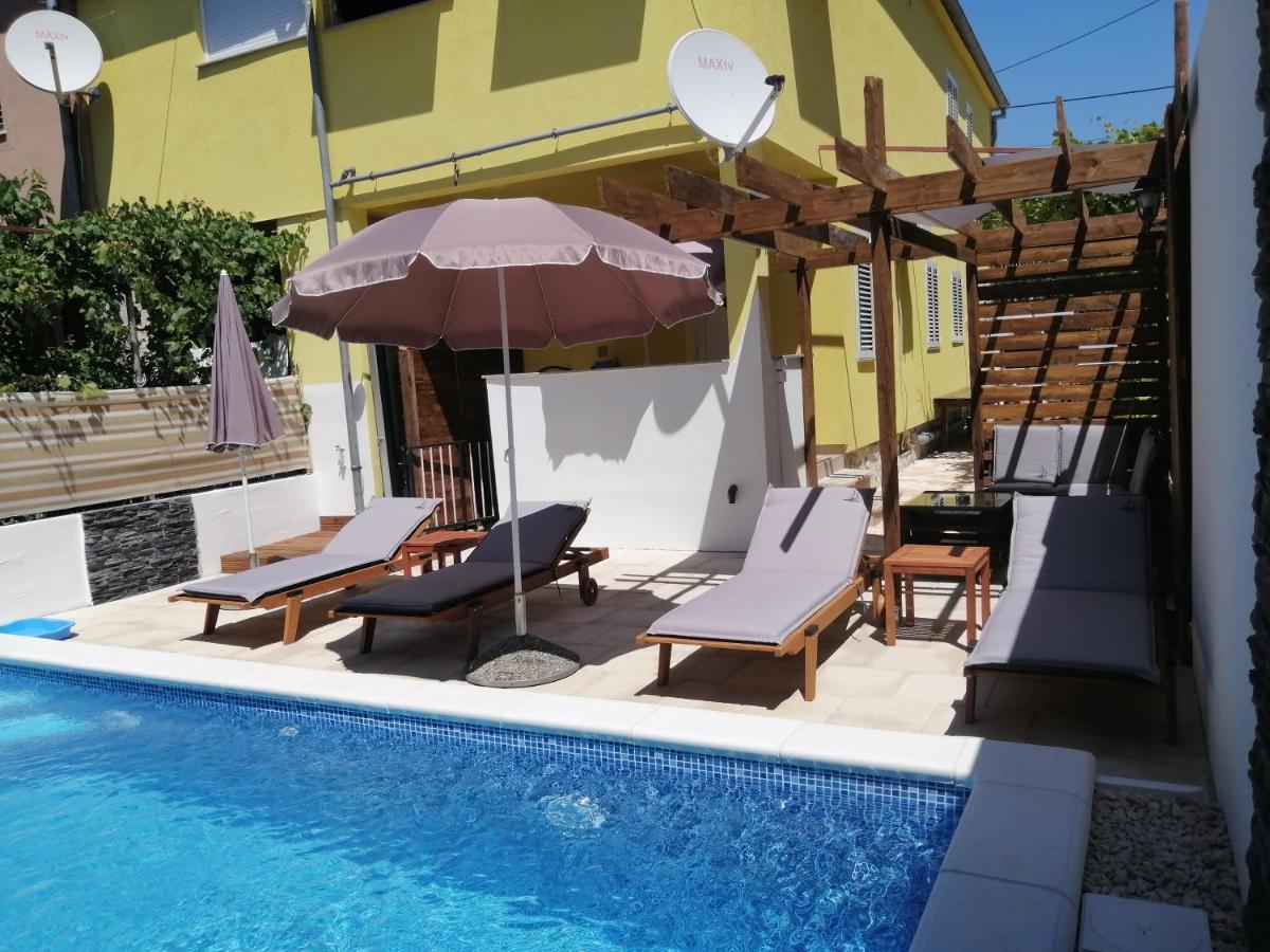 Apartment Rustica Zadar With Exclusive Use Of The Pool-Ground Floor Eksteriør bilde